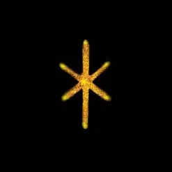 3 1/2' 2D Star Tree Topper, LED