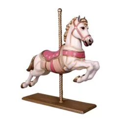4.75' Christmas Carousel Horse