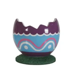 3.25' Crack Easter Egg Photo Op - Violet And Cyan