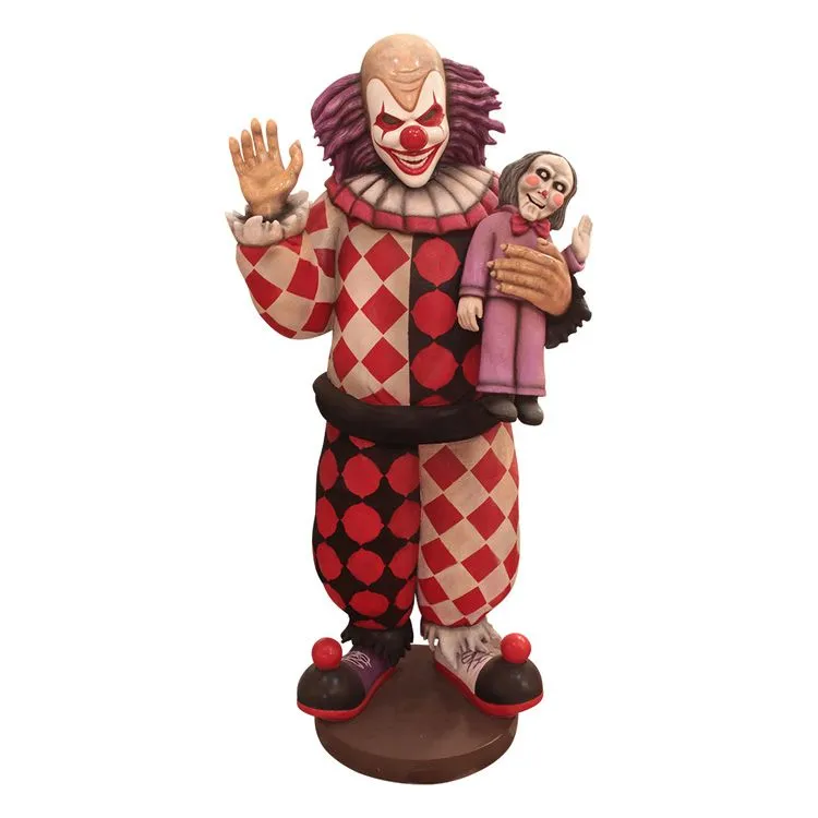 6.4' Clown With Doll