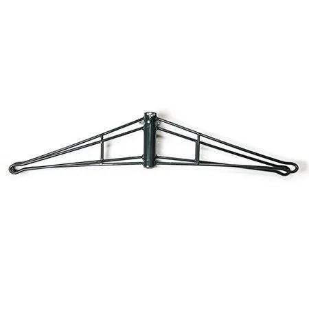 7.5' Indoor LED Shimmer Spruce Tinsel Christmas Tree - Red - Image 6