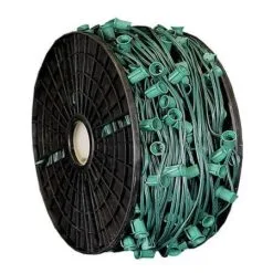 C7 Cord, 15" Spacing, Green Wire, SPT-1, 1000'