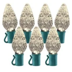 26 Light Warm White C9 LED Christmas Lights - Stringer Light Set