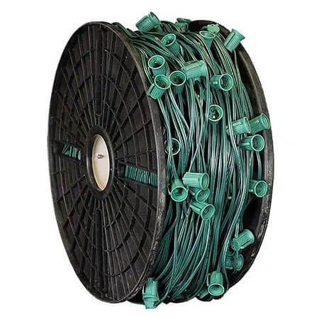 C9 Cord, 36" Spacing, Green Wire, SPT-1, 1000'