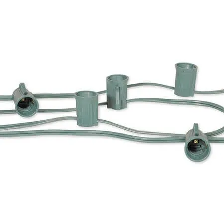 C9 Cord, 12" Spacing, Green Wire, SPT-1, 50' - Image 2