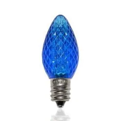 C7 SMD LED Retrofit Bulb - Blue - Minleon - Bag Of 25