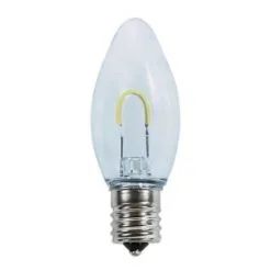 C9 Flexible Filament LED Bulb - Pure White - Pro Christmas™ - Bag Of 25