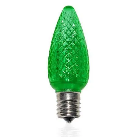 C9 SMD LED Retrofit Bulb - Twinkle - Green - Pro Christmas™ - Bag Of 25