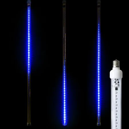 36" LED Falling Snow Tube - Blue - Pro Christmas™
