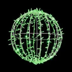 40" Foldable Sphere - LED - Green - Commercial Grade