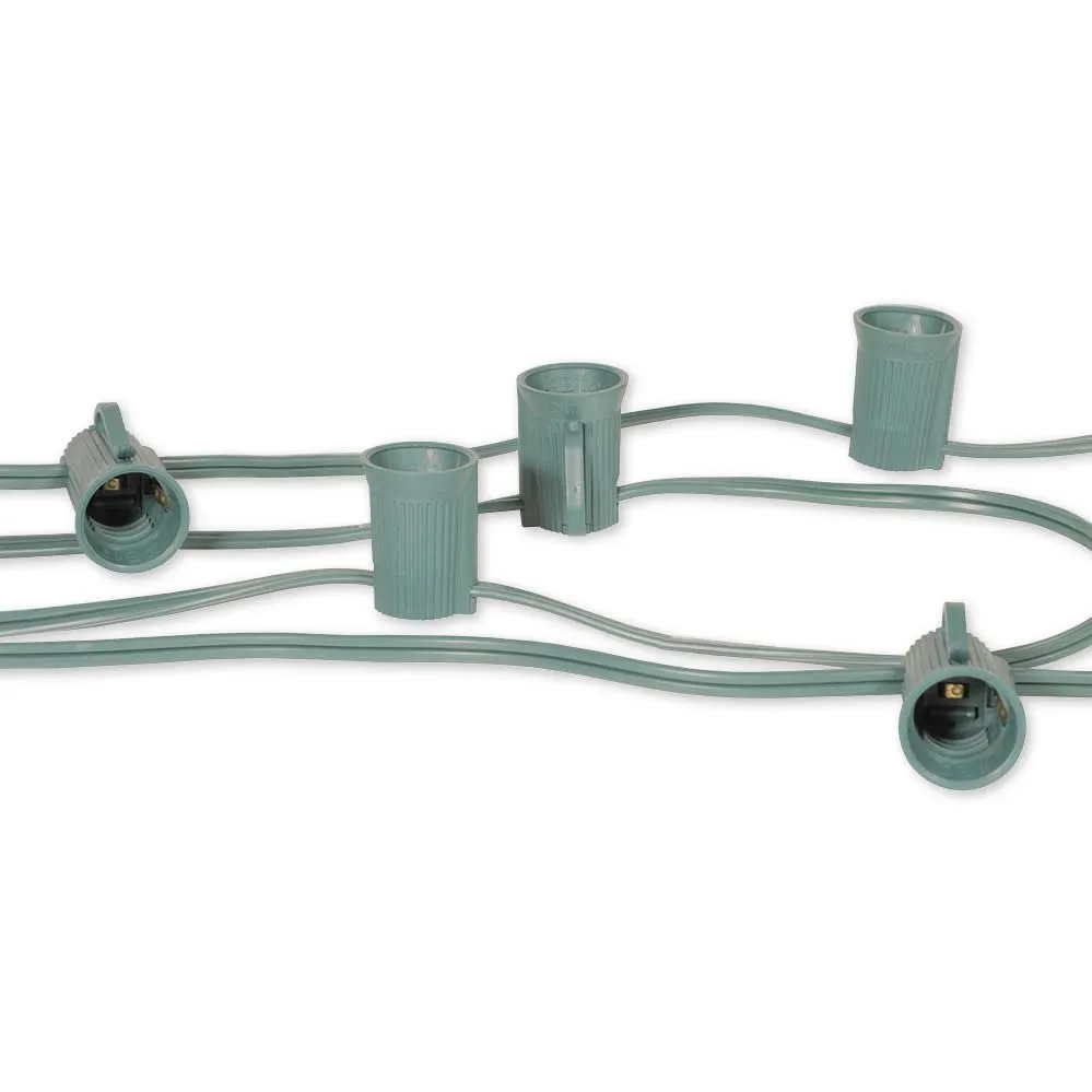 C9 Cord, 24" Spacing, Green Wire, SPT-1, 50' - Image 2