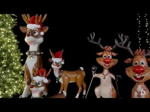 3.75' Standing Reindeer - Image 2