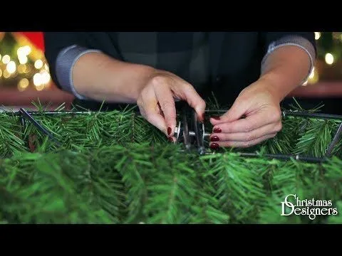 72" Deluxe Mixed Pine Wreath, Lit - Bow Option Available - Image 2