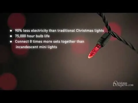 100 Light M5 Multi LED Christmas Lights - Image 2