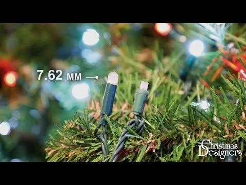 Twinkly Pro - RGB Capsule - 250 Lights - 4" Spacing - Green Wire - Dual Line - Image 6