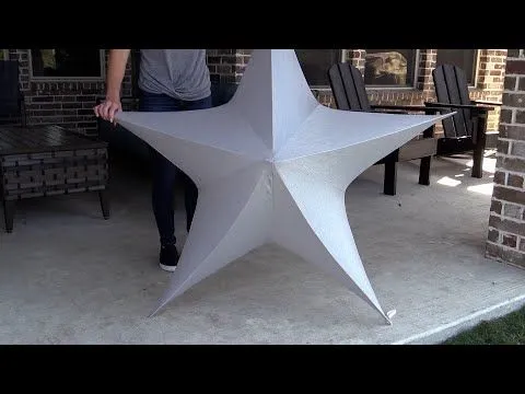 Foldable 3D Star - 26" - Metallic - 5 Colors Available - Image 2