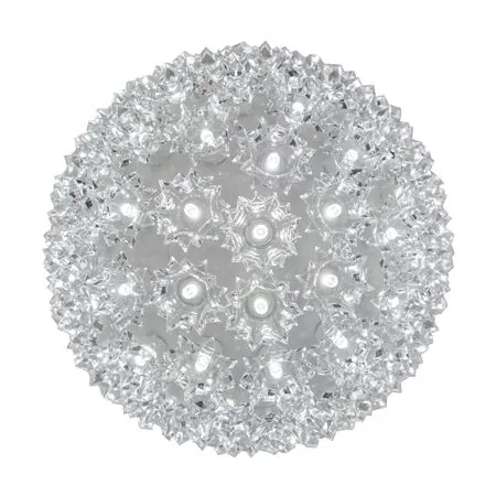 Pro Christmas™ 7.5" Sphere - 100L - Pure White