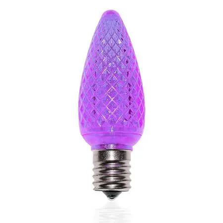 C9 SMD LED Retrofit Bulb - Purple - Minleon V2 - Bag Of 25