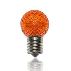 G30 SMD LED Retrofit Bulb - Amber/Orange - Minleon - Bag Of 25