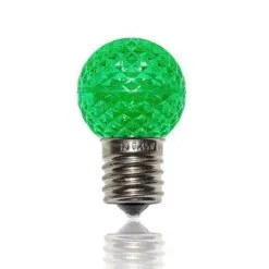 G30 LED SMD Retrofit Bulb - Green - Minleon - Bag Of 25