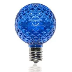 G50 SMD LED Retrofit Bulb - Blue - C9 Base - Pro Christmas™ - Bag Of 10
