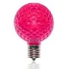 G50 SMD LED Retrofit Bulb - Pink - C9 Base - Minleon - Bag Of 10