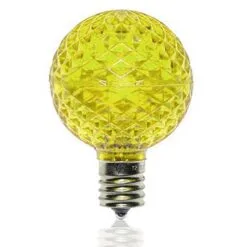 G50 SMD LED Retrofit Bulb - Yellow - C9 Base - Pro Christmas™ - Bag Of 10