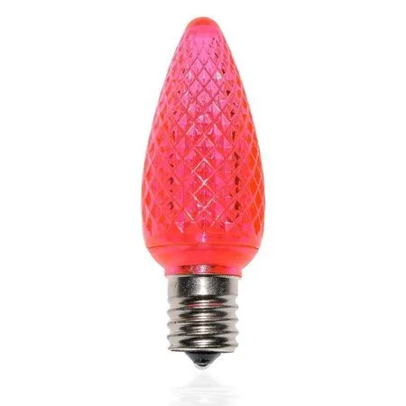 C9 SMD LED Retrofit Bulb - Pink - Pro Christmas™ - Bag Of 25