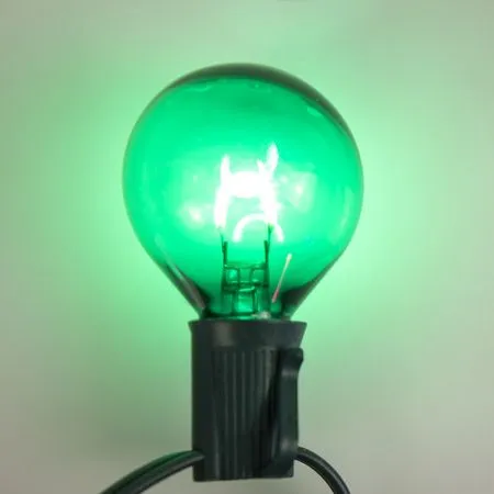 G50 LED Flexible Filament Bulb - Green - Pro Christmas™ - Bag Of 25 - Image 2
