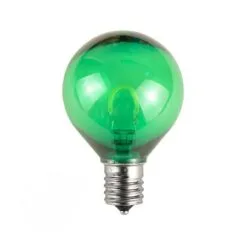 G50 LED Flexible Filament Bulb - Green - Pro Christmas™ - Bag Of 25