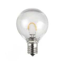 G50 LED Flexible Filament Bulb - Pure White - Pro Christmas™ - Bag Of 25