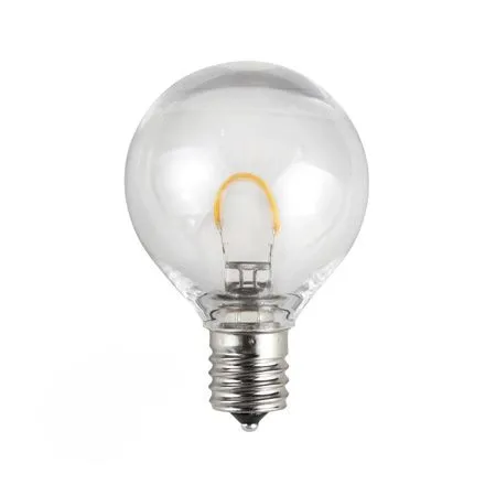 G50 LED Flexible Filament Bulb - Pure White - Pro Christmas™ - Bag Of 25