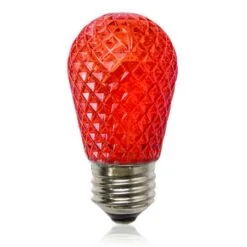 Pro Christmas - S14 LED Medium Base Retrofit Bulb - Red - Bag Of 6