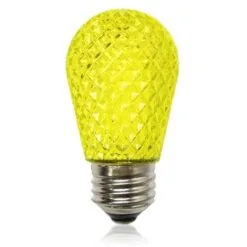 Pro Christmas - S14 LED Medium Base Retrofit Bulb - Yellow - Bag Of 6