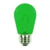 S14 LED U Shape Flexible Filament Bulb - Pro Christmas™ - Green – E26 Base - Box Of 6