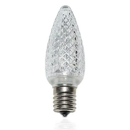 C9 SMD LED Retrofit Bulb - Twinkle - Cool White - Pro Christmas™ - Bag Of 25