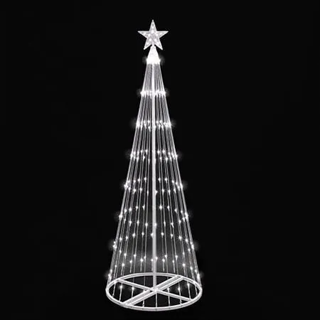 9' LED Light Show Tree - Cool White