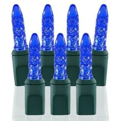 100 Light M5 Blue LED Christmas Lights