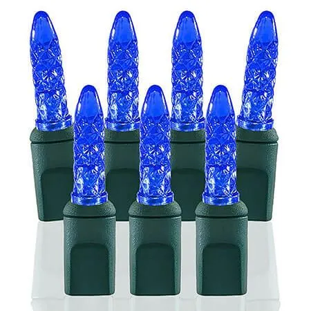 100 Light M5 Blue LED Christmas Lights