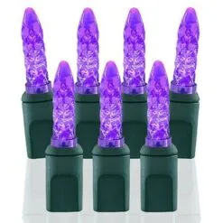 70 Light M5 Purple LED Christmas Lights