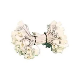 C7 Cord White Wire 12" Spacing, 100', SPT-1