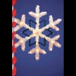 4' X 4' Star Snowflake