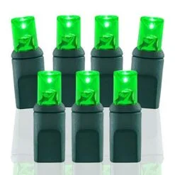 70 Light Lime Green 5 Mm Wide Angle Conical LED Lights