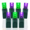 70 Light Purple & Lime Green 5 Mm Wide Angle Conical LED Lights