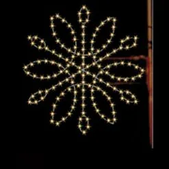 6' Spiral Snowflake