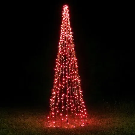 12' Standard Tree Of Lights - Red