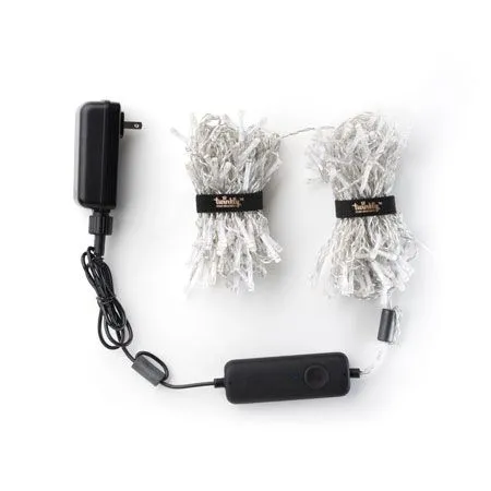 Twinkly RGBW - Icicle Lights - 190L, 4" Sp, Wifi - Transparent Wire - Image 3