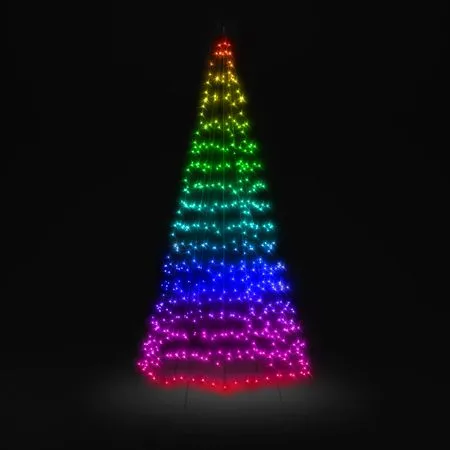 9.8' Twinkly Light Tree RGBW, 450L, Pole Included, Wifi - Image 3