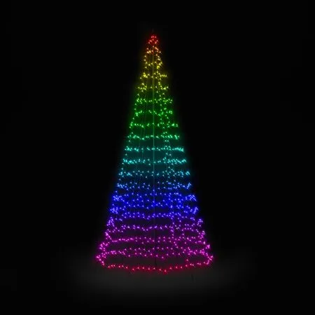 13' Twinkly Light Tree RGBW, 750L, Pole Included, Wifi - Image 3
