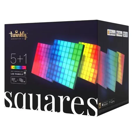 Twinkly, RGB, 6 Square Starter Kit - Image 2